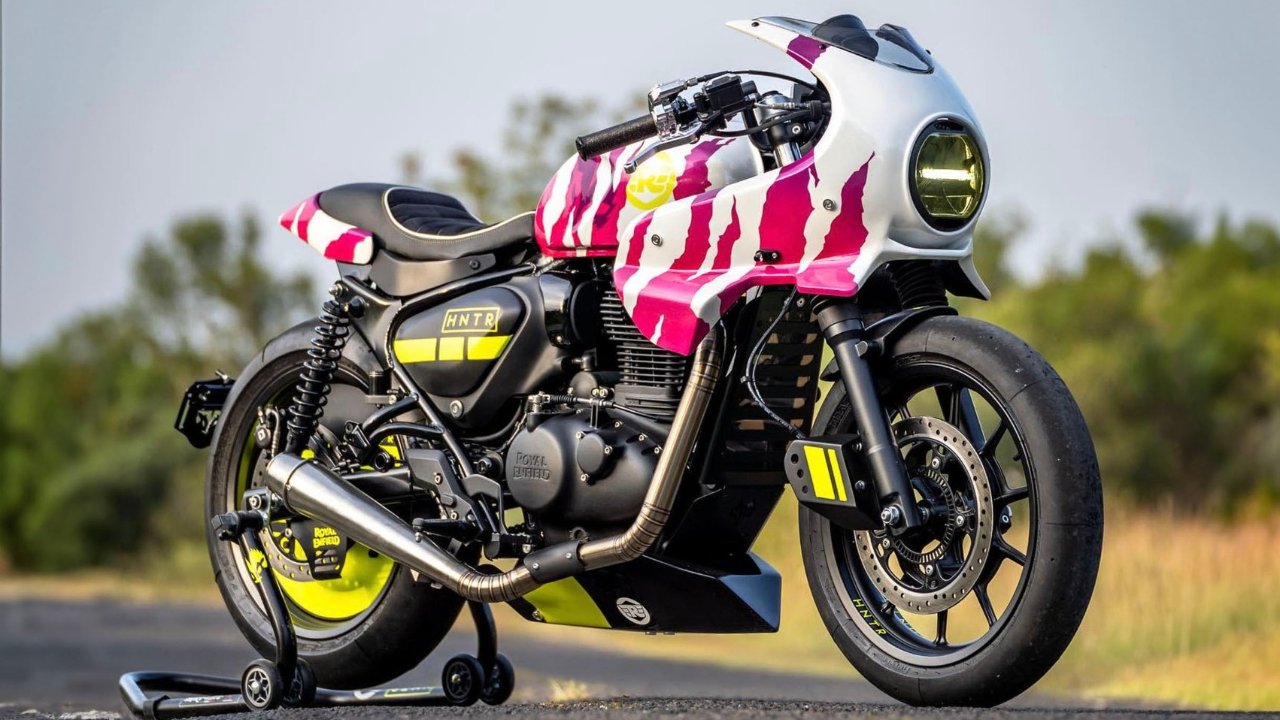 Royal Enfield modified Hunter 650